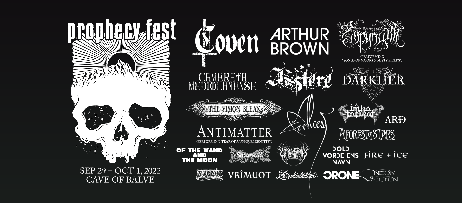 Update zum Prophecy Festival Undergrounded